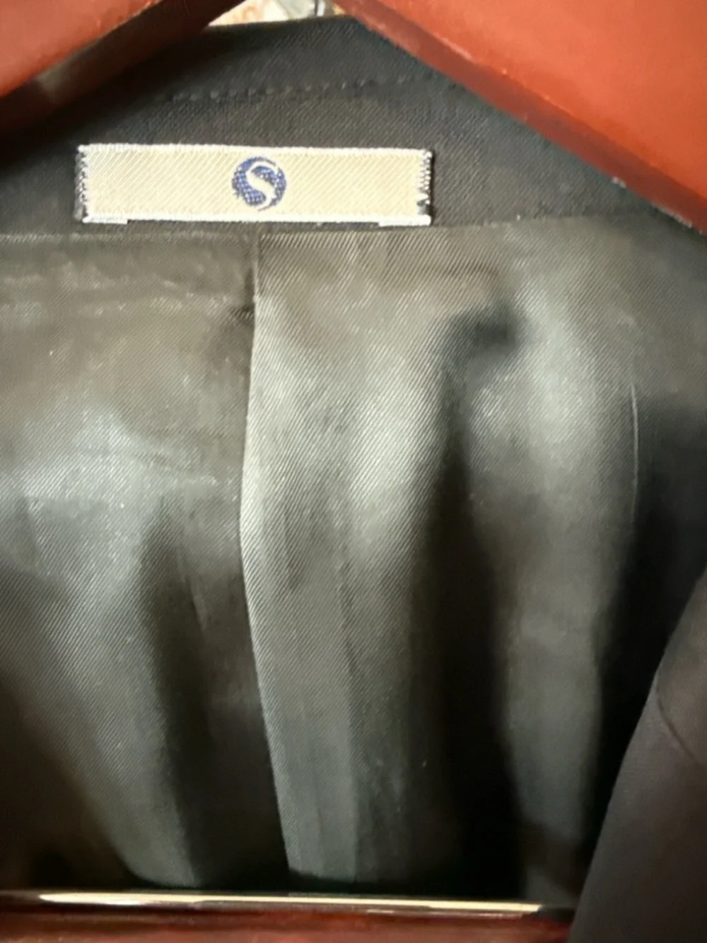 Italian Sidi Collection Blazer Loro Piana Super 120’s Wool 52R Charcoal Blac